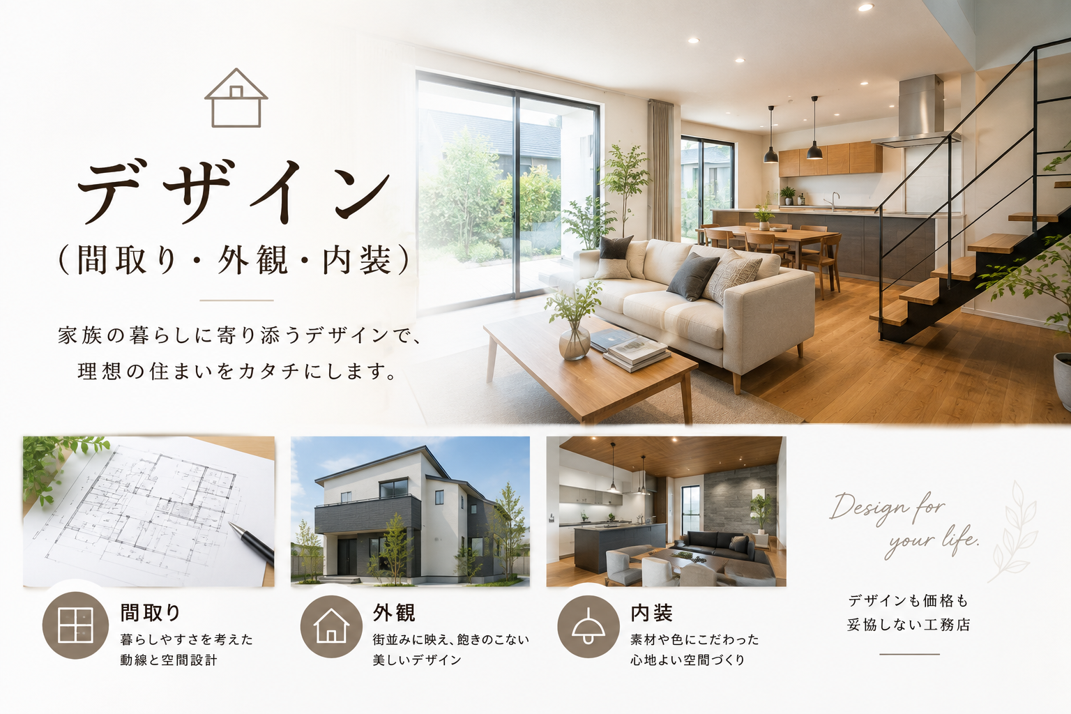 デザイン（間取り・外観・内装）